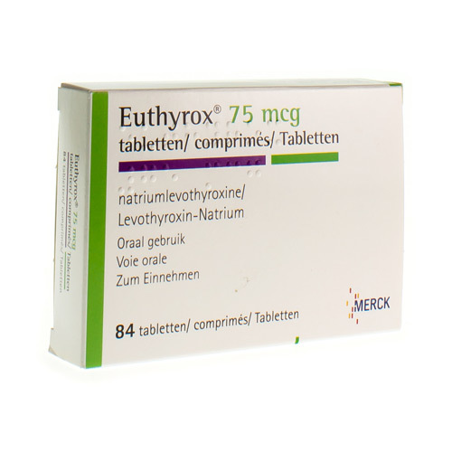 Euthyrox (T4) 25 mcg panel