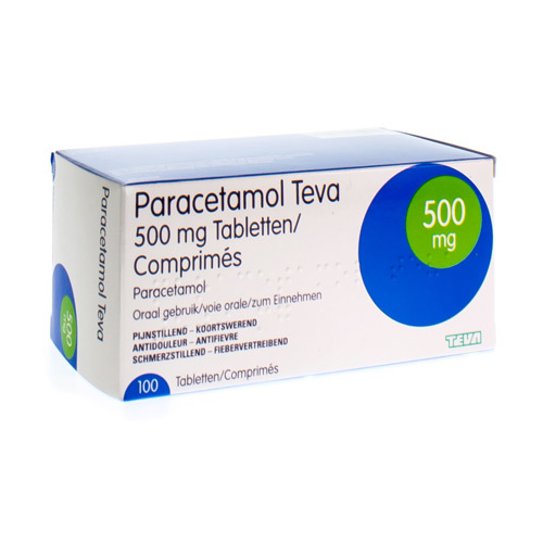 paracetamol teva Paracetamol 500 Mg Apotheek Tabletten)  (100 Teva  Medibib